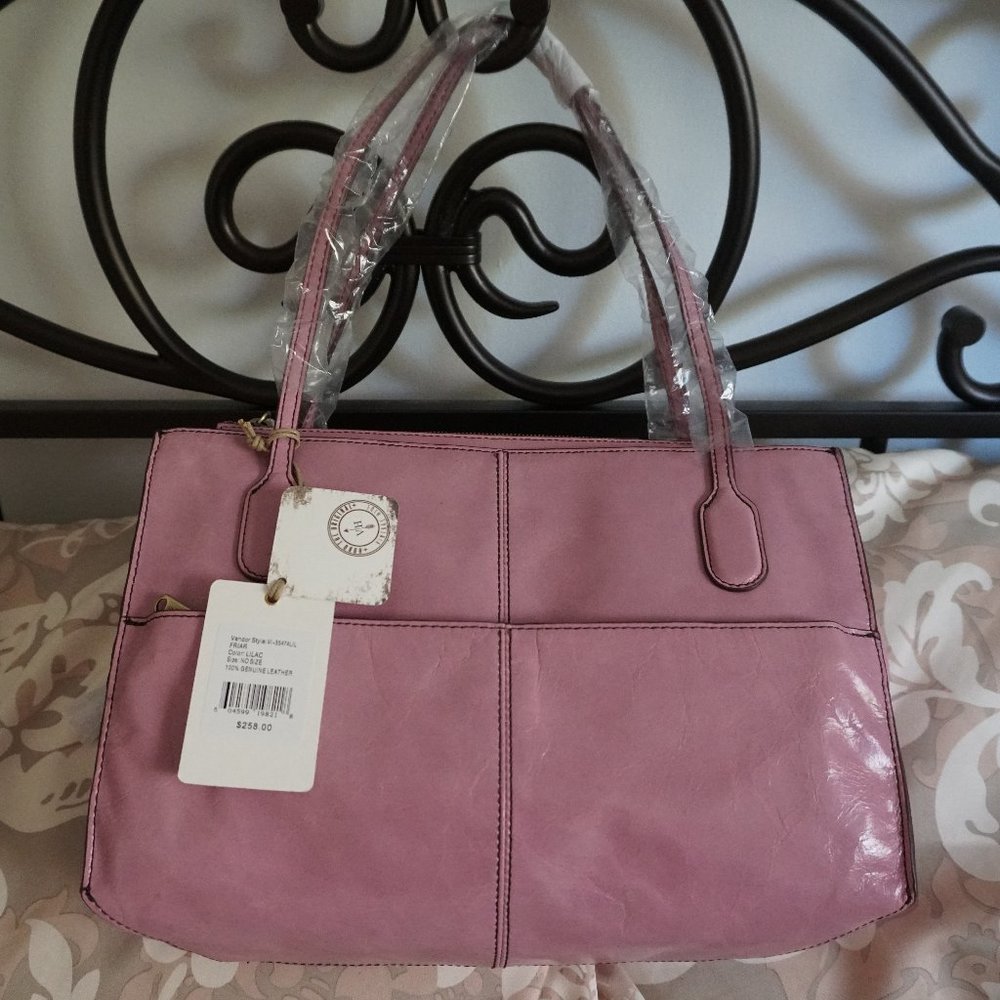 HOBO Friar Handbag Lilac Leather NWT incl dustbag